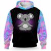 AOPH-U-Ani-What-Koal-211113VA10 @ Koala Whatever-Koala Pink Blue Whatever 3D Hoodie