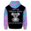 AOPH-U-Ani-What-Koal-211113VA10 @ Koala Whatever-Koala Pink Blue Whatever 3D Hoodie