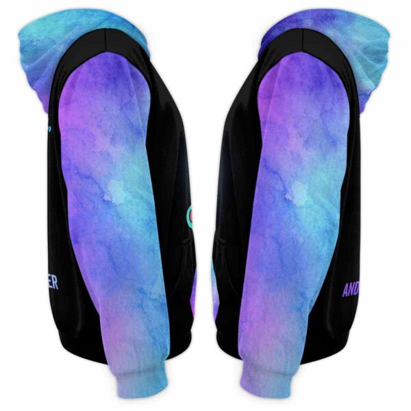 AOPH-U-Ani-What-Uncr-211113VA10 @ Unicorn Whatever-Unicorn Teal Purple Whatever 3D Hoodie