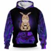 AOPH-U-Ani-What-Dnk-211113VA10 @ Donkey Whatever-Donkey Purple Whatever 3D Hoodie
