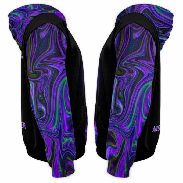 AOPH-U-Ani-What-Pgne-211113VA10 @ Penguin Whatever-Penguin Purple Whatever 3D Hoodie