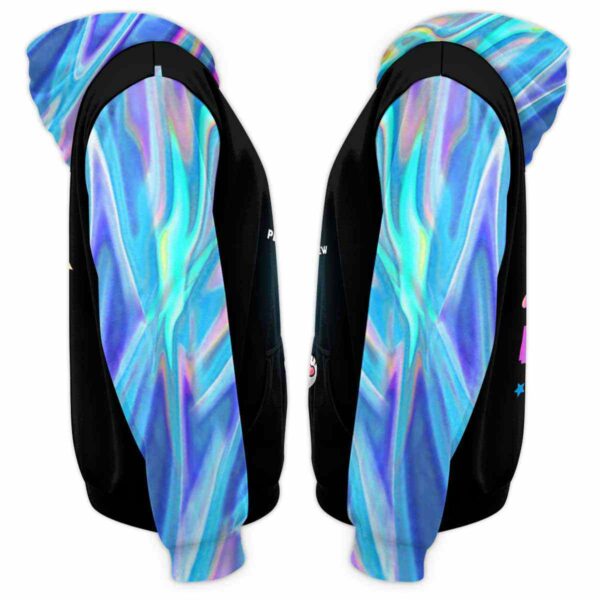 AOPH-U-Ani-AnimGameHolo-Plbr-211112VY10 @ Polar Bear Animal Gamer Hologram-Polar Bear Blue Majestic Gamer 3D Hoodie