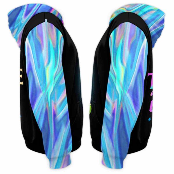 AOPH-U-Ani-AnimGameHolo-Ttle-211112VY10 @ Turtle Animal Gamer Hologram-Turtle Blue Majestic Gamer 3D Hoodie