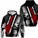 AOPH-U-Job-AmerFlag-Arb-211118NA10 @ Arborist American Flag-Arborist Forest Usa American Flag 3D Hoodie