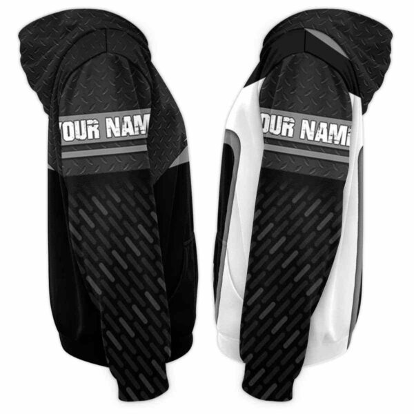 AOPH-U-Job-MetaChai-Arb-211122NA10 @ Arborist Metal Chainsaw-Arborist Eat Sleep Get Height Repeat Custom Name 3D Hoodie