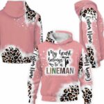 AOPH-U-Job-LeopTxt-Lman-211122VY10 @ Lineman Leopard Text-Lineman Leopard My Heart Belongs 3D Hoodie