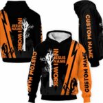 AOPH-U-Job-InTheNameOfGod-Arb-211122NA10 @ Arborist In The Name Of God-Arborist Orange Jesus Custom Name 3D Hoodie