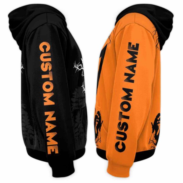 AOPH-U-Job-InTheNameOfGod-Arb-211122NA10 @ Arborist In The Name Of God-Arborist Orange Jesus Custom Name 3D Hoodie