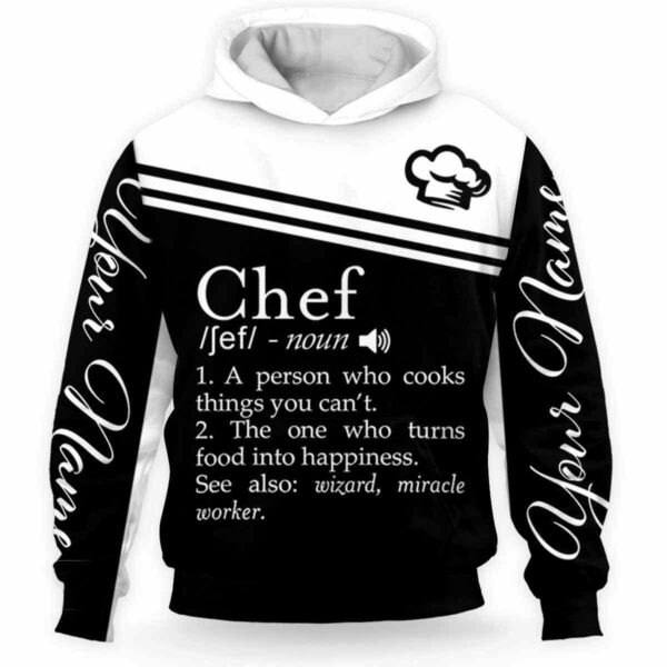 AOPH-U-Job-ChefDefi-Cef-211123NA10 @ Chef Define-Chef Definition Custom Name 3D Hoodie