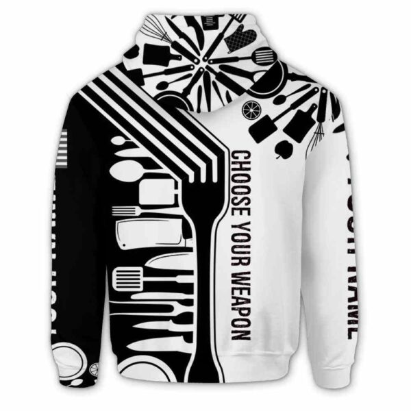 AOPH-U-Job-ChooYourWeap-Cef-211123NA10 @ Chef Choose Your Weapon-Chef Choose Your Weapon Custom Name 3D Hoodie