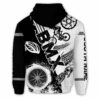 AOPH-U-Hobb-HalfBlacWhitTire-Bmx-211123VY10 @ Bmx Half Black White Tire-Bmx Black White Tire Custom Name 3D Hoodie