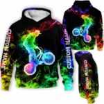 AOPH-U-Hobb-SmokBike-Bmx-211123VY10 @ Bmx Smoke Biker-Bmx Smoke Custom Name 3D Hoodie