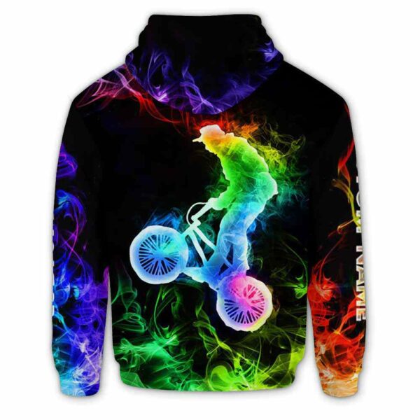 AOPH-U-Hobb-SmokBike-Bmx-211123VY10 @ Bmx Smoke Biker-Bmx Smoke Custom Name 3D Hoodie