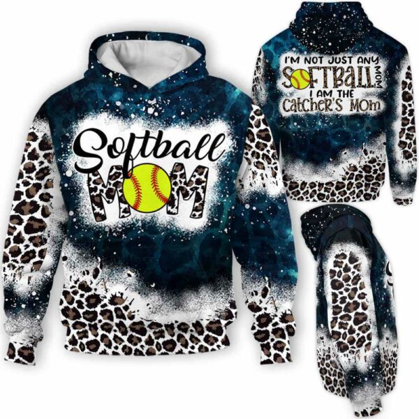 AOPH-U-Hobb-MomCatc-Sbal-211009NA11 @ Softball Mom Catcher-Softball Leopard Catchers Mom 3D Hoodie