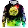AOPH-U-Hobb-SmokBall-Sbal-211126VY10 @ Softball Smoke Ball-Softball Colorful Smoke Custom Name 3D Hoodie
