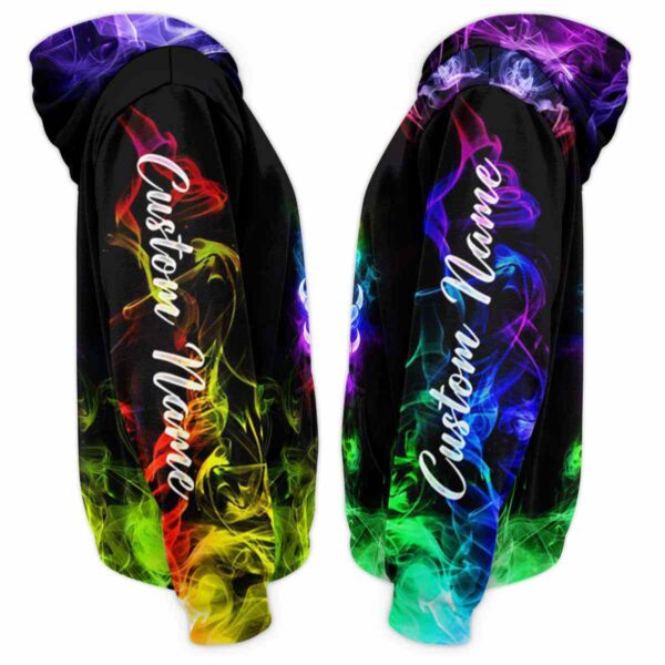 AOPH-U-Age-SmokZodi-Ccr-211126VY10 @ Cancer Smoke Zodiac-Cancer Zodiac Smoke Custom Name 3D Hoodie