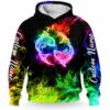 AOPH-U-Age-SmokZodi-Psc-211126VY10 @ Pisces Smoke Zodiac-Pisces Smoke Zodiac Custom Name 3D Hoodie