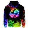 AOPH-U-Age-SmokZodi-Psc-211126VY10 @ Pisces Smoke Zodiac-Pisces Smoke Zodiac Custom Name 3D Hoodie