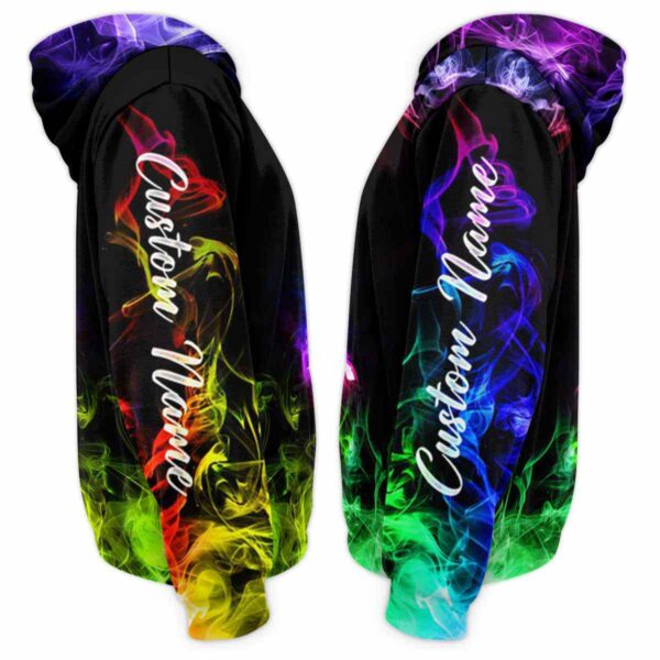 AOPH-U-Age-SmokZodi-Sag-211126VY10 @ Sagittarius Smoke Zodiac-Sagittarius Smoke Zodiac Custom Name 3D Hoodie