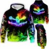 AOPH-U-Hobb-SmokLead-Cldr-211126VY10 @ Cheerleader Smoke Leader-Cheerleader Colorful Smoke Custom Name 3D Hoodie