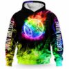 AOPH-U-Hobb-SmokBall-Bball-211126VY10 @ Baseball Smoke Ball-Baseball Colorful Smoke Custom Name 3D Hoodie