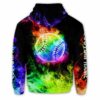AOPH-U-Hobb-SmokBall-Bball-211126VY10 @ Baseball Smoke Ball-Baseball Colorful Smoke Custom Name 3D Hoodie