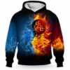 AOPH-U-Age-FireWateZodi-Aqr-211129VY10 @ Aquarius Fire Water Zodiac-Aquarius Fire And Water Zodiac 3D Hoodie