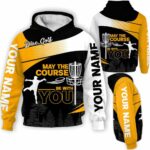 AOPH-U-Hobb-TheCourBeWithYou-Dgof-211125NA10 @ Disc Golf The Course Be With You-Disc Golf Course Be With You Custom Name 3D Hoodie