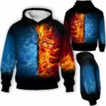 AOPH-U-Age-FireWateZodi-Lbr-211129VY10 @ Libra Fire Water Zodiac-Libra Fire And Water Zodiac 3D Hoodie