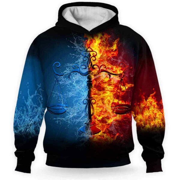AOPH-U-Age-FireWateZodi-Lbr-211129VY10 @ Libra Fire Water Zodiac-Libra Fire And Water Zodiac 3D Hoodie