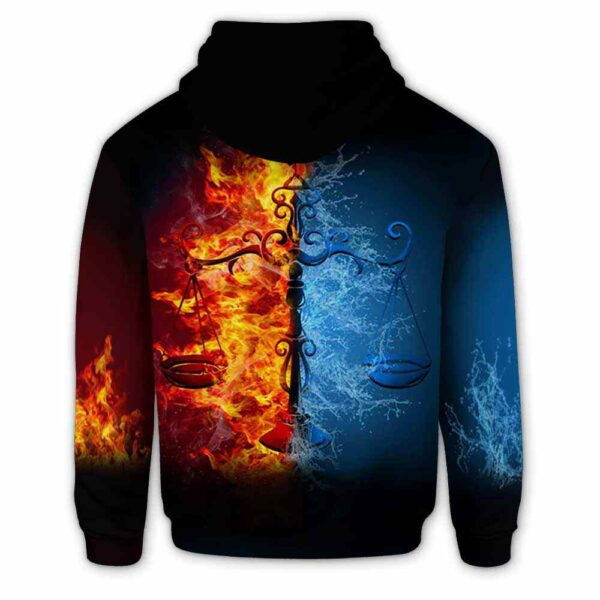 AOPH-U-Age-FireWateZodi-Lbr-211129VY10 @ Libra Fire Water Zodiac-Libra Fire And Water Zodiac 3D Hoodie