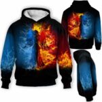 AOPH-U-Age-FireWateZodi-Vrg-211129VY10 @ Virgo Fire Water Zodiac-Virgo Fire And Water Zodiac 3D Hoodie