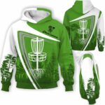 AOPH-U-Hobb-GreeLine-Dgof-211125NA10 @ Disc Golf Green Line-Disc Golf Green Line 3D Hoodie