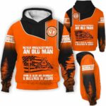 AOPH-U-Job-NeveUnde-Arb-211122NA10 @ Arborist Never Underestimate-Arborist Usa Flag Never Underestimate 3D Hoodie
