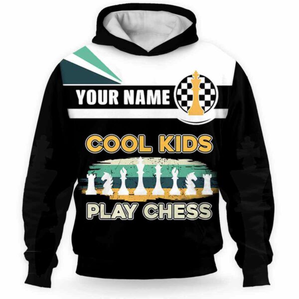 AOPH-U-Hobb-CoolKidsLine-Css-211201VY10 @ Chess Cool Kids Line-Chess Line Cool Kids Custom Name 3D Hoodie