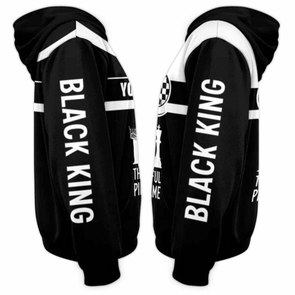 AOPH-U-Hobb-BlacKingLine-Css-211201VY10 @ Chess Black King Line-Chess Black King Powerful Custom Name 3D Hoodie
