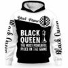 AOPH-U-Hobb-BlacQuee-Css-211201VY10 @ Chess Black Queen-Chess Black Queen Powerful Custom Name 3D Hoodie