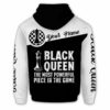 AOPH-U-Hobb-BlacQuee-Css-211201VY10 @ Chess Black Queen-Chess Black Queen Powerful Custom Name 3D Hoodie