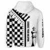AOPH-U-Hobb-LineChes-Css-211201VY10 @ Line Chessboard-Chess Chessboard Choose Your Weapon Custom Name 3D Hoodie