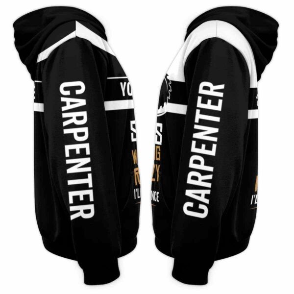 AOPH-U-Job-MeasCrazLine-Cpt-211203VY10 @ Carpenter Measure Crazy Line-Carpenter Sometimes Crazy Custom Name 3D Hoodie