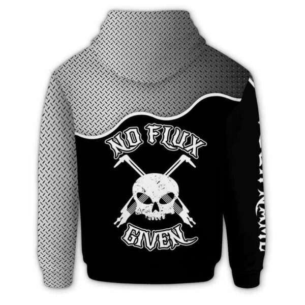 AOPH-U-Job-NFGF-Wder-211206VY10 @ No Flux Given Funny Welder-Welder Skull No Flux Given Custom Name 3D Hoodie