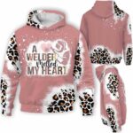 AOPH-U-Job-AWMM-Wder-211206VY10 @ Welder A welder Melted My Heart-Welder Leopard Pink Melted My Heart 3D Hoodie