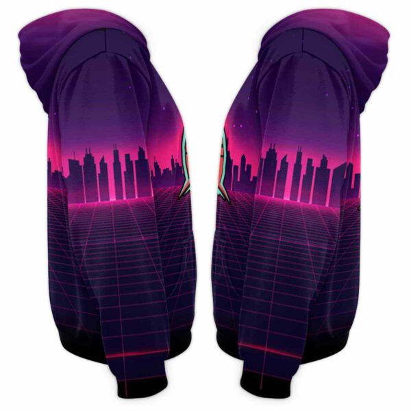 AOPH-U-Dog-RV8S-RotWei-211208VY10 @ Rottweiler Retro Vintage 80s Style-Rottweiler Vintage Retro Sunset 3D Hoodie