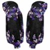 AOPH-U-Ani-FVC-Pgne-211218NA10 @ Penguin Floral Valentine cop-Penguin Floral Heart Couple Cute 3D Hoodie