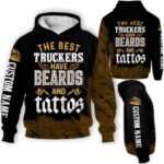 AOPH-U-Job-TT-Tker-211217VY10 @ Truck Driver Tatto Trucke-Truck Driver Beards And Tattoos Custom Name 3D Hoodie