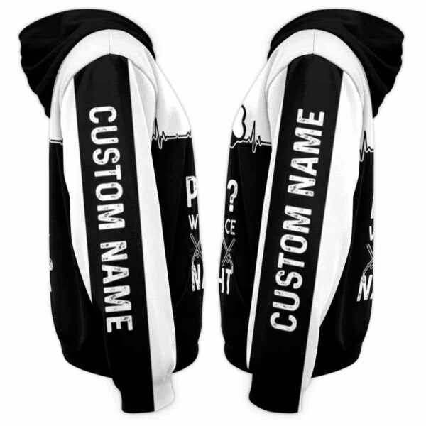 AOPH-U-Job-FHH-Cor-211216VY10 @ Correctional Officer Flag Heartbeat Handcuff-Correctional Officer Heartbeat Handcuff Spell Custom Name 3D Hoodie