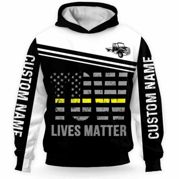AOPH-U-Job-TLM-Tker-211217VY10 @ Truck Driver Tow Lives Matte-Truck Driver Tow Lives Matter Custom Name 3D Hoodie