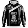 AOPH-U-Job-TPL-Tker-211217VY10 @ Truck Driver Truckin Papa Lin-Truck Driver Best Truckin Papa Dad Custom Name 3D Hoodie