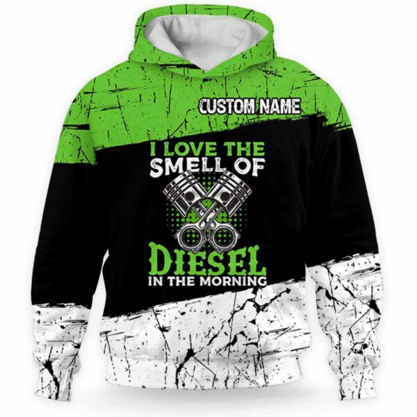 AOPH-U-Job-SOD-Tker-211217VY10 @ Truck Driver Smell Of Diese-Truck Driver Smell Of Diesel Custom Name 3D Hoodie