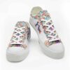 LTS-U-Dog-WFM-Dach-220124VY10 @ Dachshund Watercolor Flower Mandal-Dachshund Watercolor Colorful Mandala Low Top Shoes